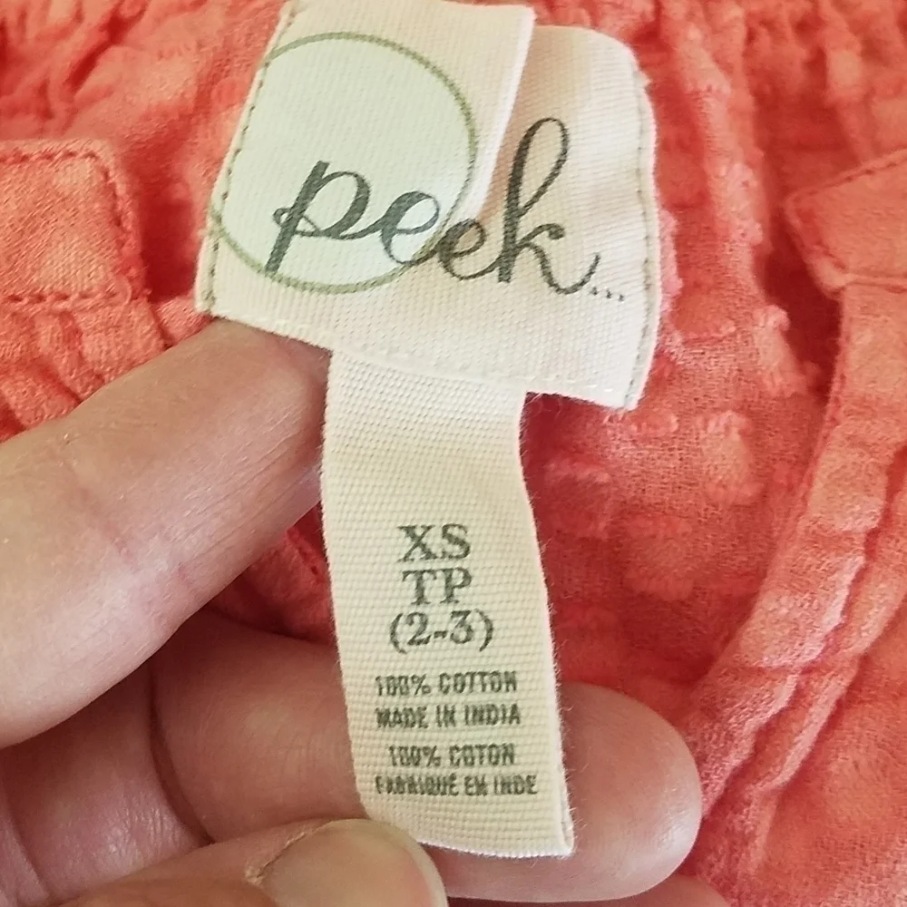 Peek Polka Dot Shirt Blouse V Neck 2/3